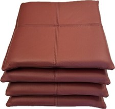 4 x echt Leder  Sitzkissen