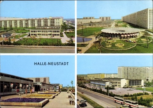 Neustadt halle der - ak,
