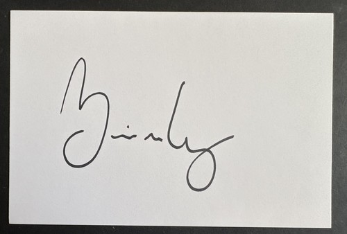 Queen brian may autograph - -,