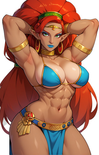 Urbosa zelda botw vinyl car - urbosa,