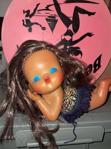 Vintage gummipuppe hula - vintage,