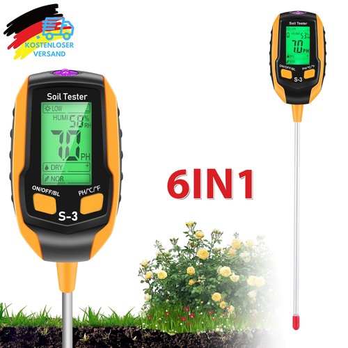 Bodenmessgerät ph wert - 6-in-1, ph-wert