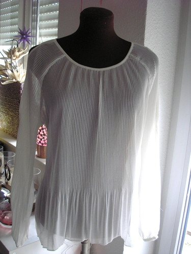 Only bluse chiffon plissee - plissee, mit