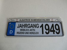 Albatros Namensschilder