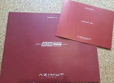 Azimut Yacht 86S 2004 Brochure / Prospekt und Preisliste 2007  TOP-Zustand   