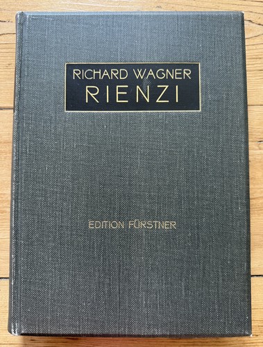Richard wagner rienzi - richard, noten