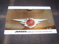 TOPRARITÄT Herrlicher Prospekt Jensen C-V8 von 1963 !!!