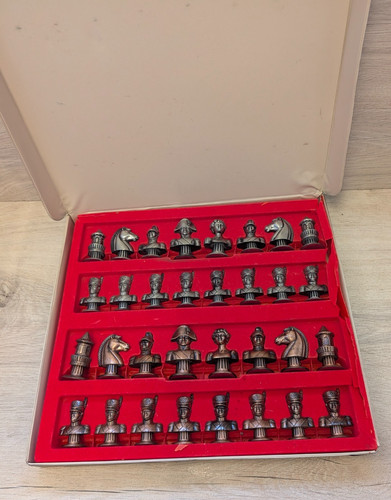 Vintage ajedrez napoleon thema - ajedrez,