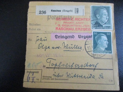 274 paketkarte aus - paketkarte,