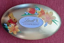 Lindt Ostern Blechdose Osterpräsent Oval Osterdeko Osterfest Leer