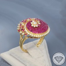 Wert 4660 € Brillant Rubin