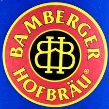 alter Bierdeckel Bamberger Hofbräu, Weyermann