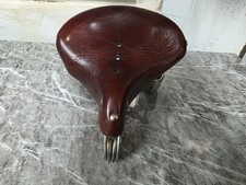 Lepper Primus Fahrradsattel , Ledersattel, Vintage, Holland, gefedert - TOP !!!