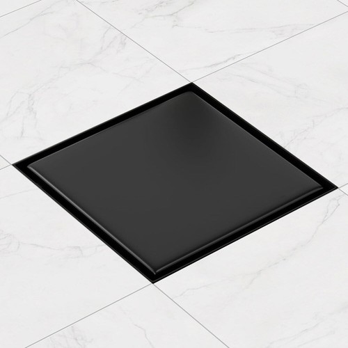 Duschrinne quadratisch schwarz - quadratisch,