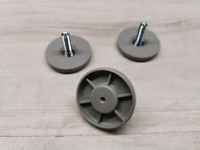 3x IKEA Ersatzteil Drehfuß 115988 (BESTA PLATSA MALM) Sockel Möbel-Fuß grau