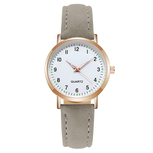 Damenuhr leder damen analog - damenuhr,