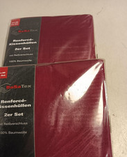 4er Pack Baumwolle Renforcé Kissenbezug, Kissenbezüge, Kissenhüllen 40x80 cm