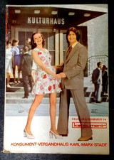 DDR Katalog KONSUMENT Versandhaus Karl-Marx Stadt Frühling Sommer 1974