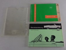 Bordmappe + Betriebsanleitung DKW F12 Roadster - Auto Union  Stand 08/1963