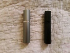 Parfümzerstäuber 2 Teilig nachfüllbar Silber und Schwarz Neu!