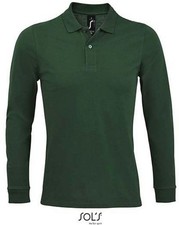 Herren Long-Sleeve Piqué Polo