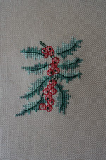 LKE Fertiges Stickbild " NOVEMBER, ILEX"