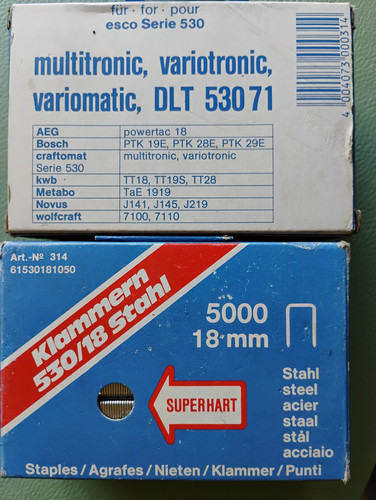 Esco 530 klammern tacker - 530/18,