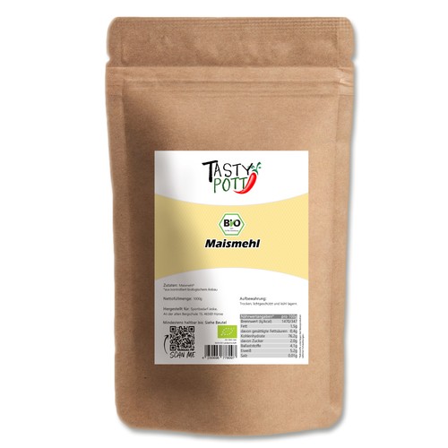 Tasty pott bio maismehl - tasty, 1000g