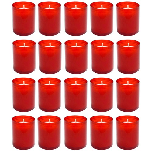 20er set grablicht - grablicht, rot