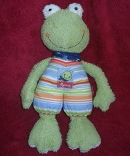 Sigikid Frosch rot weiß orange blau grün gestreift ca 28 cm