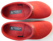 Dame Haflinger rot Hausschuh