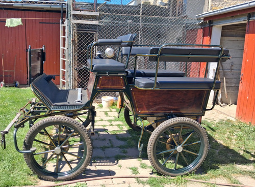 Wagonette pferdekutsche mit - wagonette,