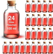 100 ml kleine Glas-Flaschen mini-TR-100 Saft Essig ÖL  Schnaps zum befüllen x 24