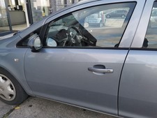 Opel Corsa D Fahrertür Tür Autotür Rohbautür vorn links 5trg Z163 Lichtsilber