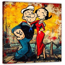Popeye dance with olivia - popeye, comic