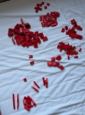 Lego großes Konvolut flache rote Dachsteine