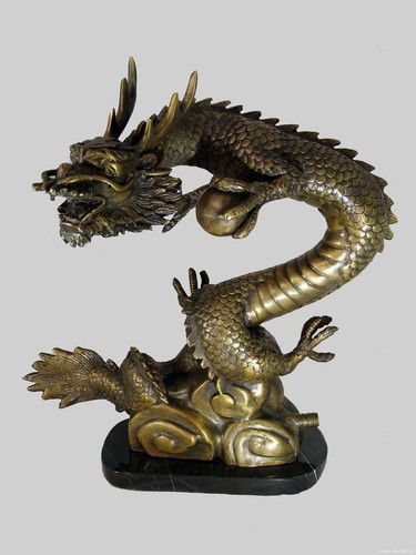 Bronzefigur lóng - da,