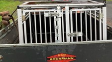 Hunde Auto Transportbox Schmidt Alu Größe M für ein oder zwei Hunde