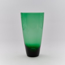 Originale seltene Hirschberg Glas Vase Wilhelm Braun Feldweg 50er Jahre 25cm Top