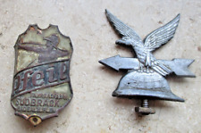 Schutzblechreiter Pfeil Oldtimer Fahrrad + Steuerkopf Emblem alte Fahrradteile