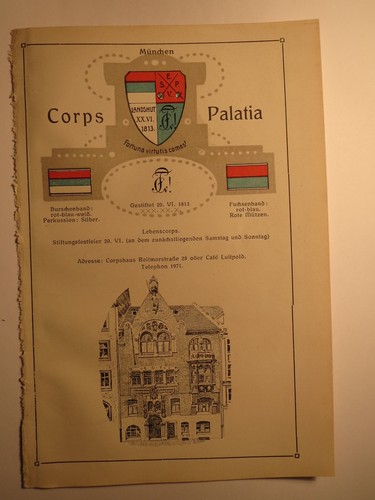 Corps palatia münchen - münchen,