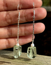 Ohrringe Prasiolith grüner