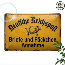 Blechschild Deutsche