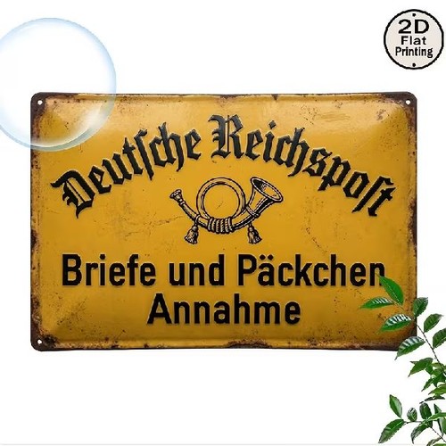Blechschild deutsche - blechschild,