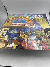 Die Simpsons 2002 Spaß Kalender Neu Sealed ! Vintage Rarität 
