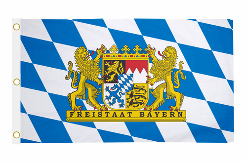 Fahne flagge freistaat bayern - freistaat,