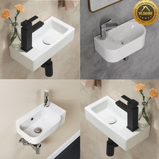 Hänge Handwaschbecken , Weiß