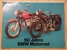 BMW Motorrad Kalender 1973 - 50 Jahre BMW Motorrad - Komplett -   33cm x 23cm