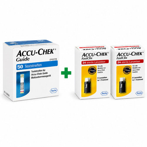 Accu chek guide duo set - guide, 50