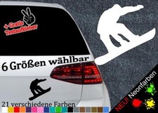 Snowboard Aufkleber Silhouette